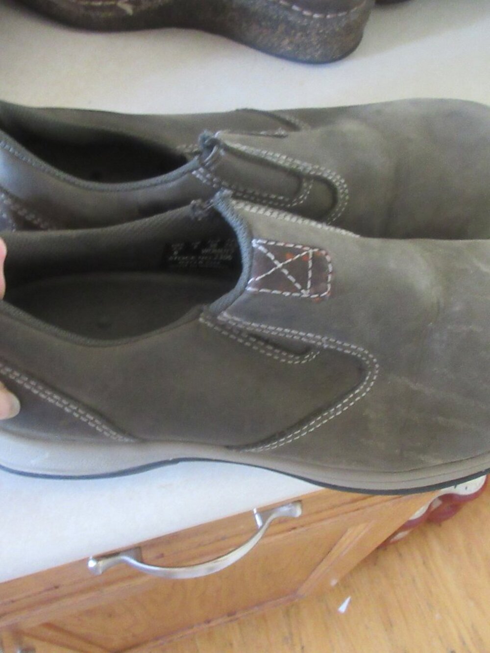 Red Wing shoes mocs slip on ladies  Size 7.5 B leather